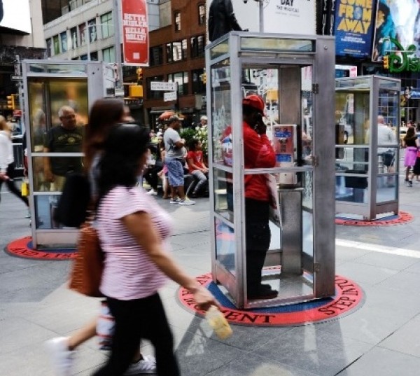 New York's New Phone Booths Spark Immigration Conversation