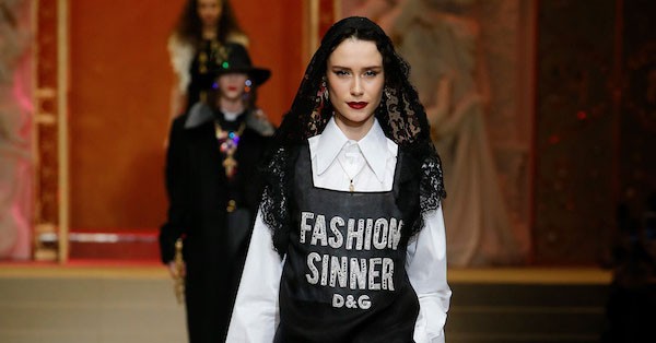 Drones open the Dolce & Gabbana show at Milan Fashion Week