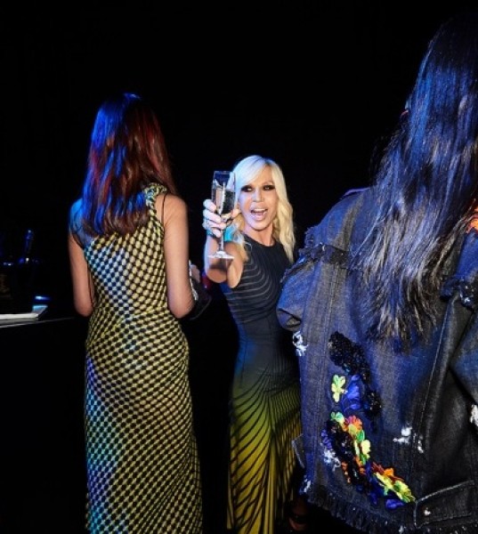 Celebrating the Grand Opening of Versace's Flagship in Central