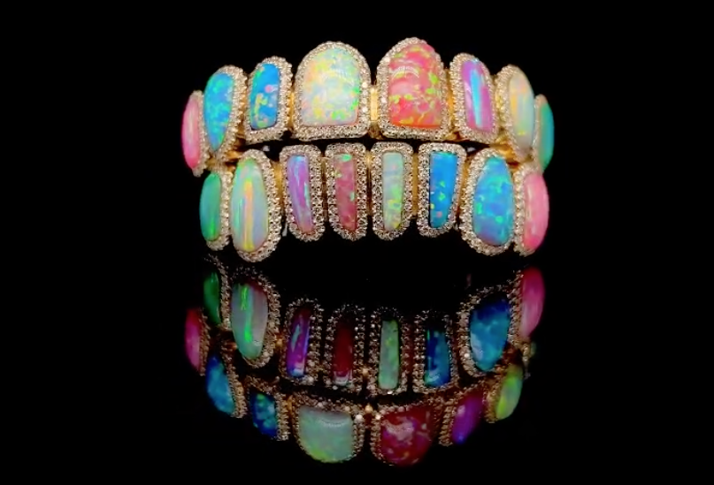 Thanos would probably get these Alligator Jesus grillz in a snap. 