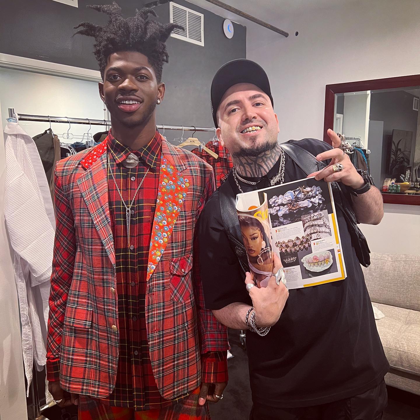 L to R: Lil Nas X and Alligator Jesus. 