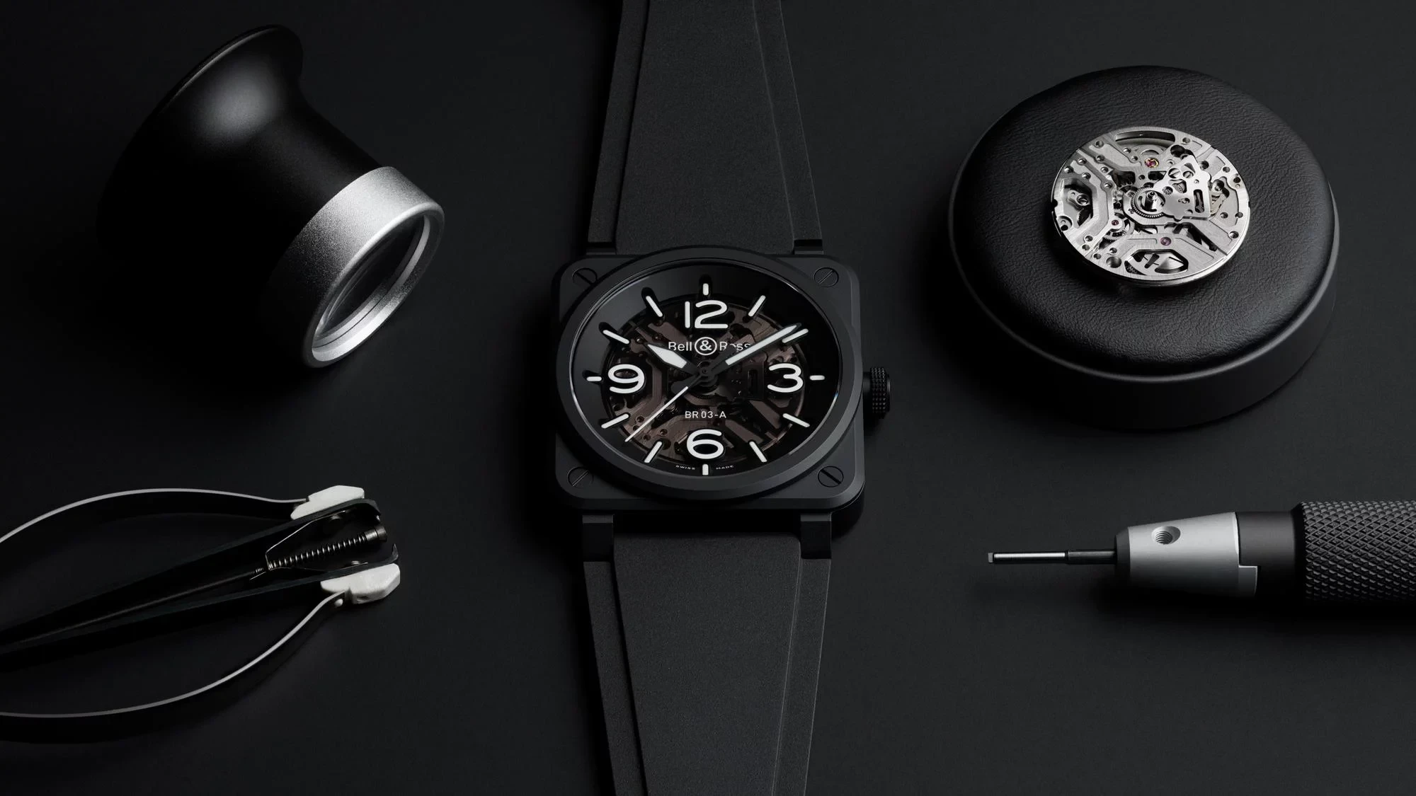 Bell & Ross BR-03 The Black Skeleton Ceramic 
