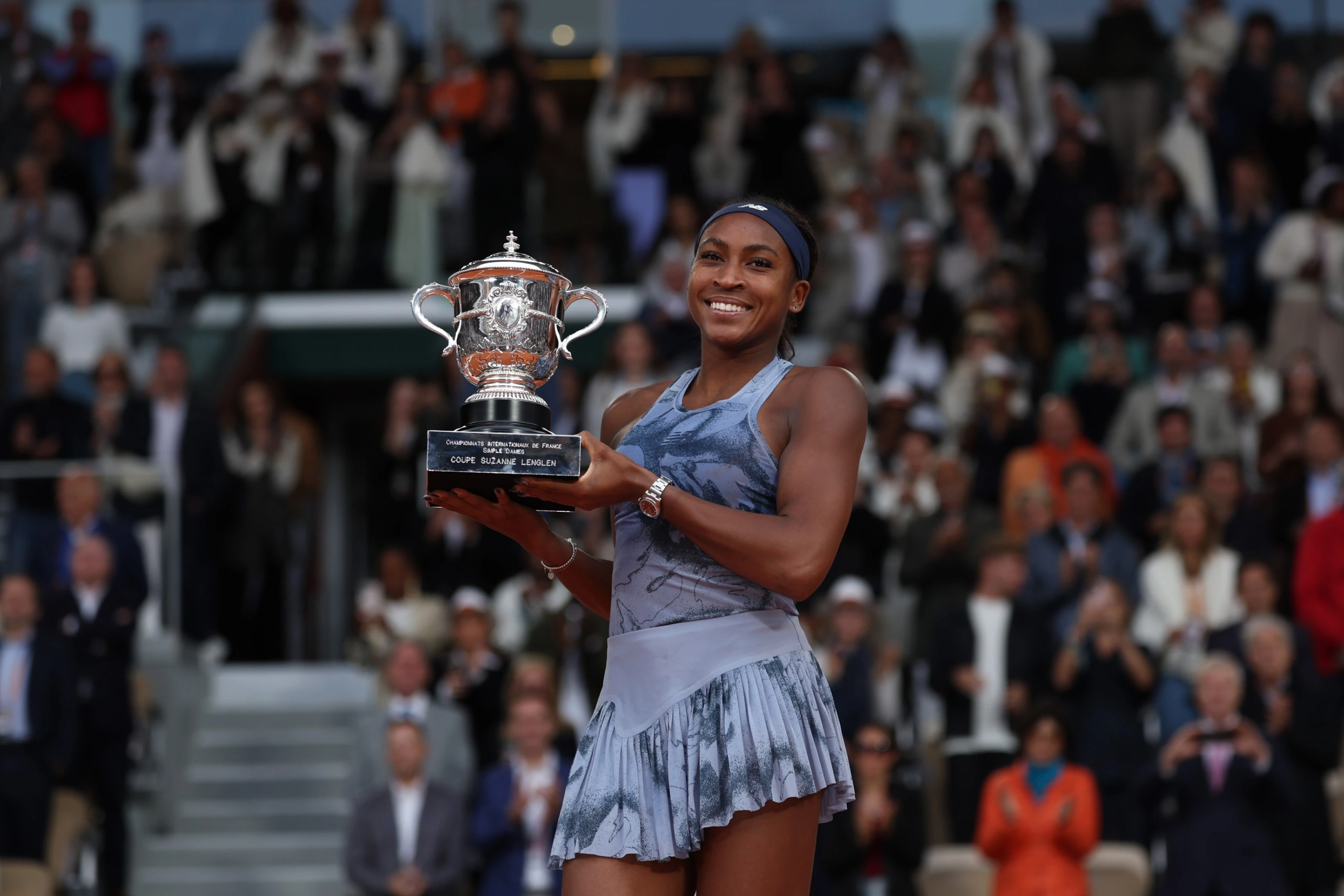 The world has seen Gauff move from tears of sorrow to tears of joy.