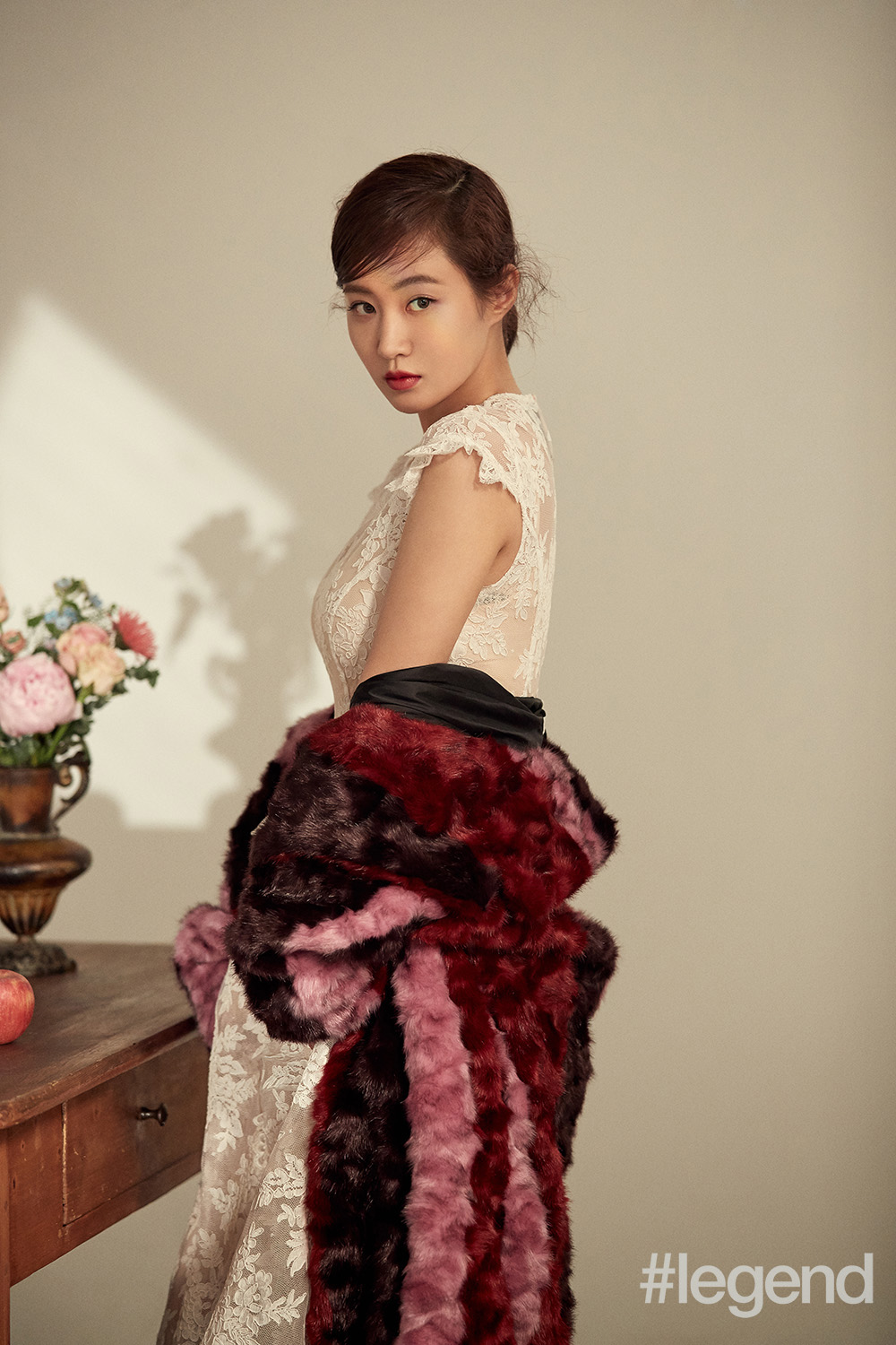 Dress by Simone Rocha, from I.T and coat by McQ