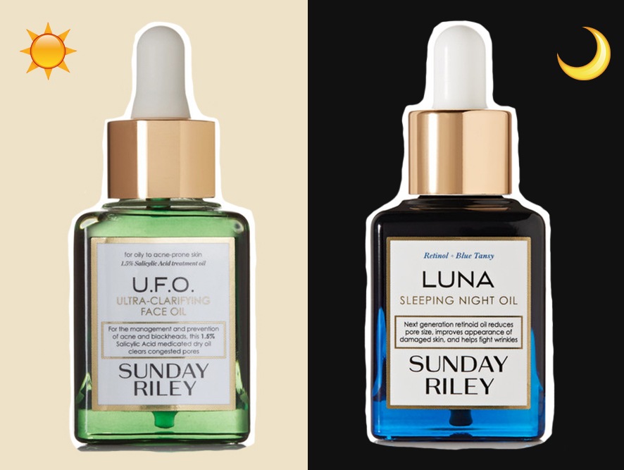 The U.F.O Ultra-Clarifying Face Oil and the Luna Sleeping Night Oil