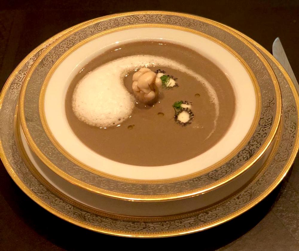 Cappuccino of Wild Mushroom soup