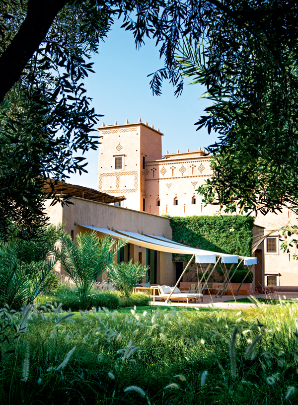 Dar Ahlam is a 19th-century kasbah, centred around an oasis
