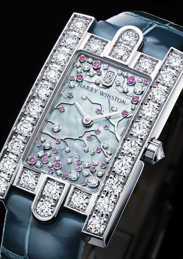 A beautiful representation of nature and Harry Winston’s classic design