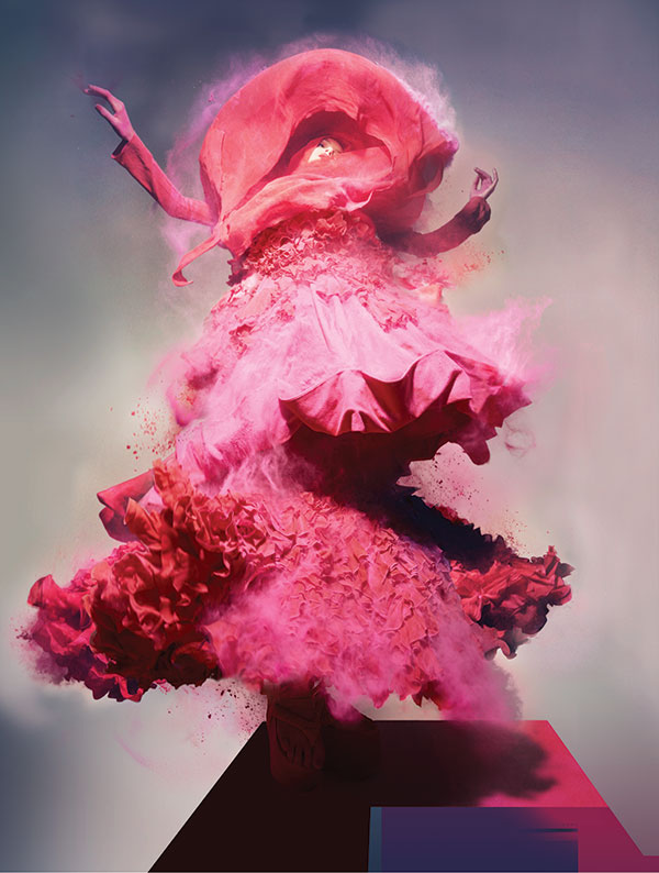 Among Knight’s stellar contributions to British Vogue is this 2008 image of Lily Donaldson 