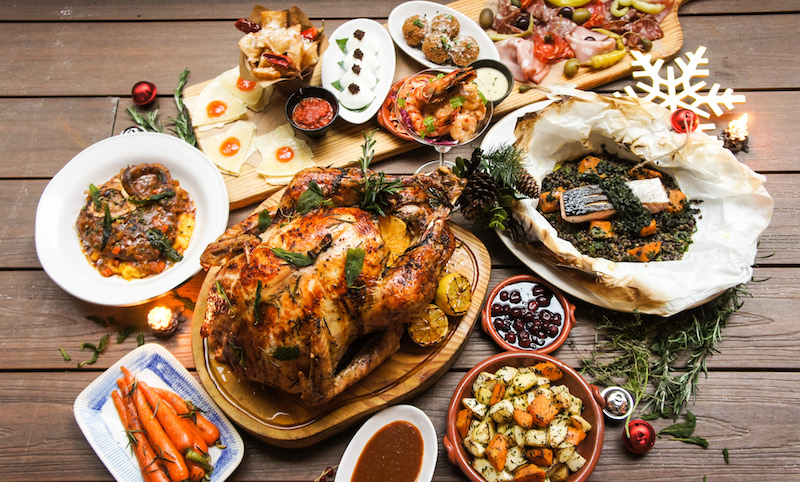 100% American-blooded turkey raised gluten—free and sans-hormones on American farms 